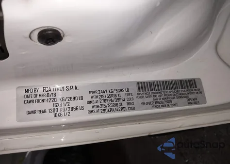 2018 Ram Promaster City Tradesman from USA, damaged, VIN ZFBERFAB9J6L75076